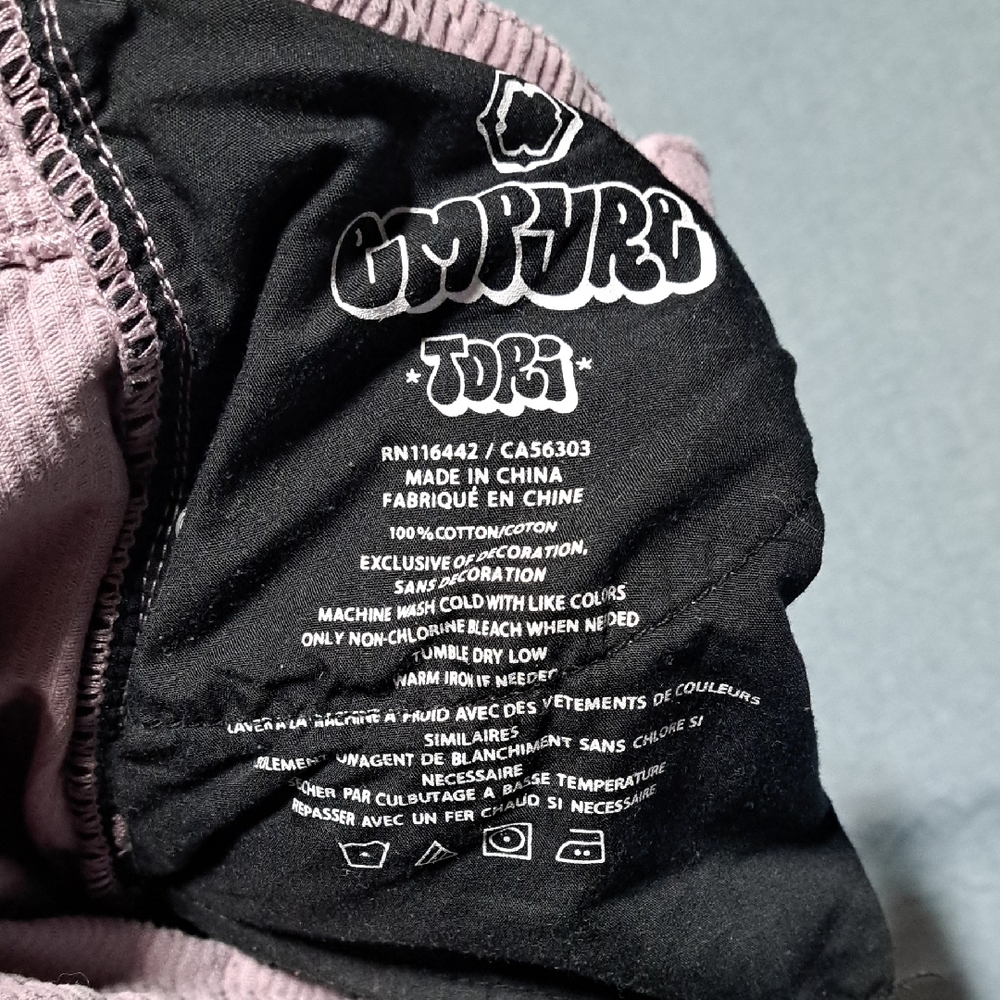 240 - 🧸 Empyre dusty Pink Corduroy Pants | Y2K Indie Cool | Size 2 - Picture 5 of 7